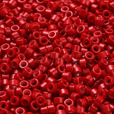 Baking Paint Glass Seed Beads SEED-S042-05A-33-1