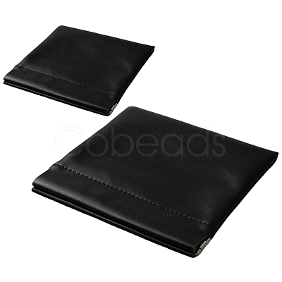 2Pcs 2 Sizes PU Imitation Leather Cosmetic Shrapnel Bags ABAG-WH20011-32D-1