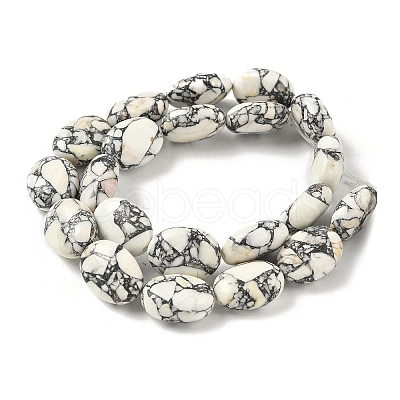 Dyed Synthetic Turquoise Beads Strands G-M448-B01-02-1