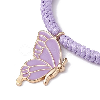 Alloy Enamel Pendants Bangles BJEW-JB09966-01-1