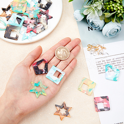 DIY Dangle Earring Making Kits DIY-PH0002-78-1
