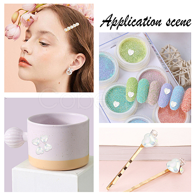 ABS Plastic Imitation Pearl Cabochons PACR-AR0001-02-1
