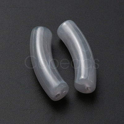 Opaque Acrylic Beads MACR-WH0007-83G-1