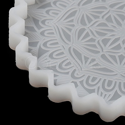 Mandala Flower Cup Mat Silicone Molds SIMO-H144-01A-1