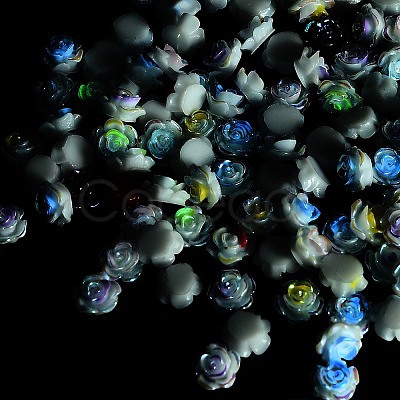 Luminous Opaque Resin Cabochons CRES-R458-11-1