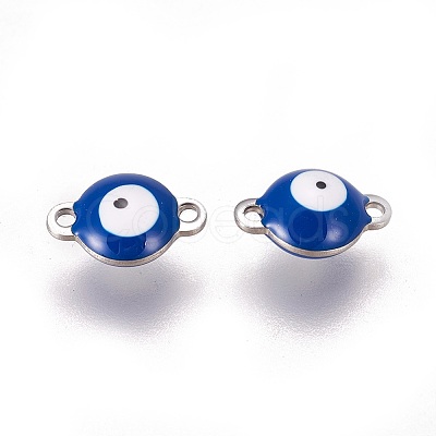 304 Stainless Steel Enamel Links connectors LS-STAS-F206-02P-C04-1