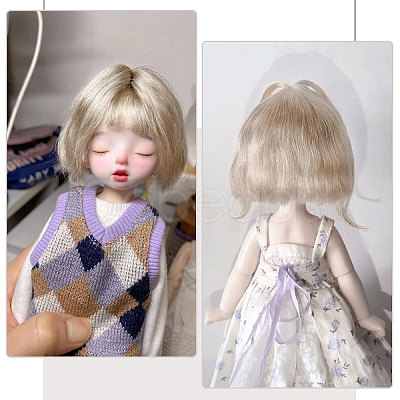1Pc Silky Thread Wig Caps AJEW-CA0005-14C-1