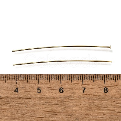 Brass Flat Head Pins KK-H502-01H-G-1