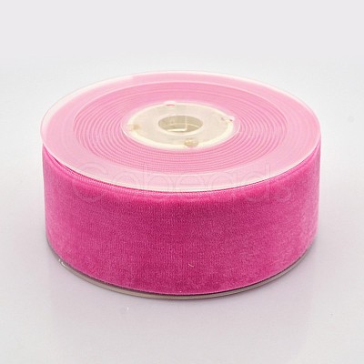 Polyester Velvet Ribbon for Gift Packing and Festival Decoration SRIB-M001-38mm-156-1
