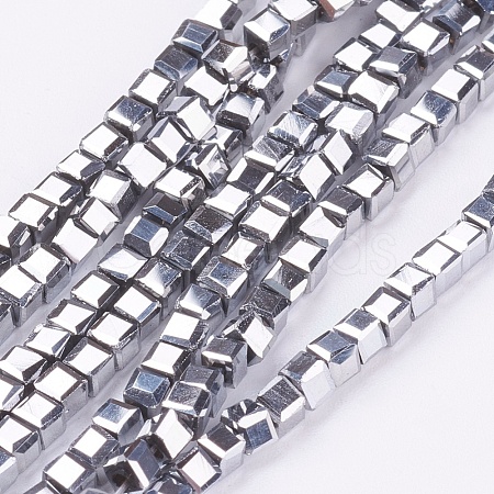 Electroplate Glass Beads Strands EGLA-F013-A01-B-1
