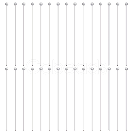 925 Sterling Silver Ball Head Pins STER-BC0002-16A-1