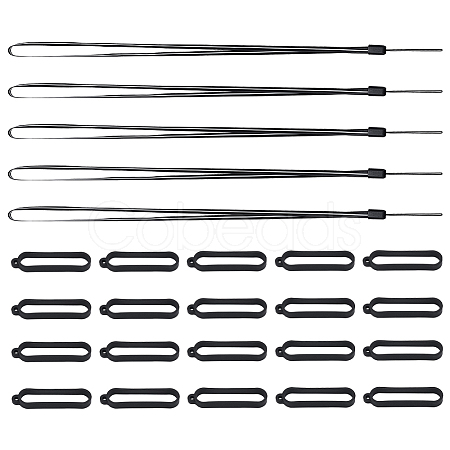 DIY Anti-lost Electronic Stylus & Lighter Pendant Necklace Making Kit AJEW-GF0007-85-1