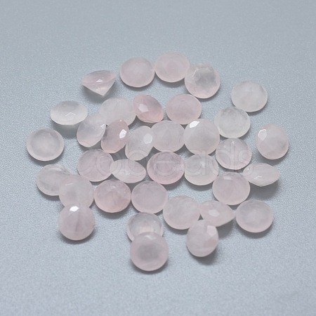 Natural Rose Quartz Cabochons G-F656-19B-1