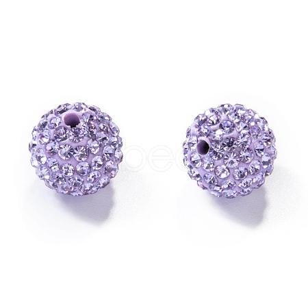 Pave Disco Ball Beads RB-H258-10MM-371-1