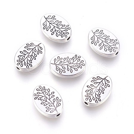 Tibetan Style Alloy Beads X-LFH10181Y-1