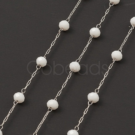 Glass Round Beaded Chains CHS-B003-04B-1