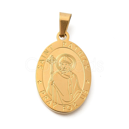 304 Stainless Steel Pendants STAS-K394-04G-08-1