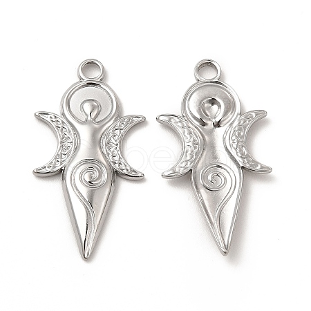 Non-Tarnish 304 Stainless Steel Pendants LS-STAS-A070-33P-1