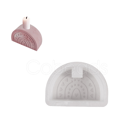 Rainbow DIY Silicone Candle Holder Molds CAND-PW0013-04A-1