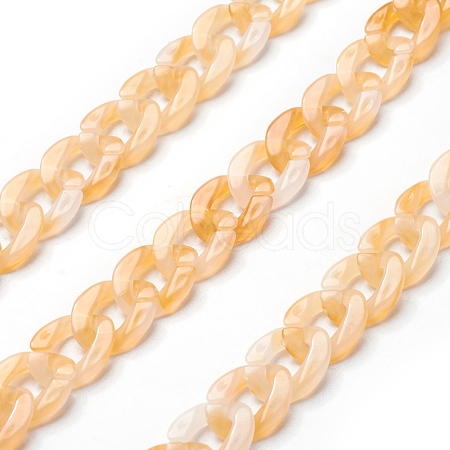 Acrylic Curb Chains SACR-P065-R06-1