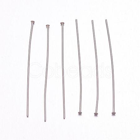 Tarnish Resistant 304 Stainless Steel Flat Head Pins STAS-H358-01A-1