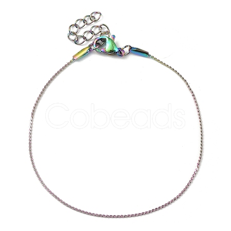 Ion Plating(IP) 304 Stainless Steel Serpentine Chain Bracelets BJEW-D020-01RC-1