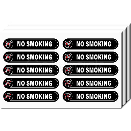Mini PVC Coated Self Adhesive AUTOMATIC DOOR Warning Stickers STIC-WH0017-010-1