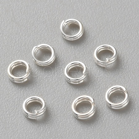 925 Sterling Silver Split Rings STER-WH0009-21B-1