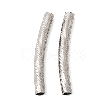 304 Stainless Steel Tube Beads STAS-B128-13F-P-1