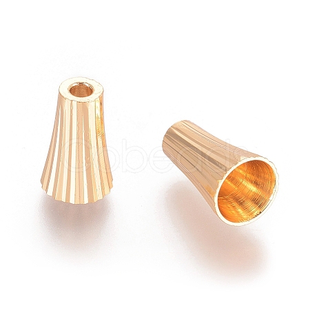 Brass Bead Cones X-KK-Q735-217G-1