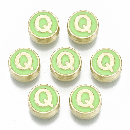 Alloy Enamel Beads ENAM-S122-028Q-NR-1