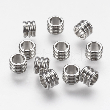 Tarnish Resistant 202 Stainless Steel Beads X-STAS-K166-16P-C-1
