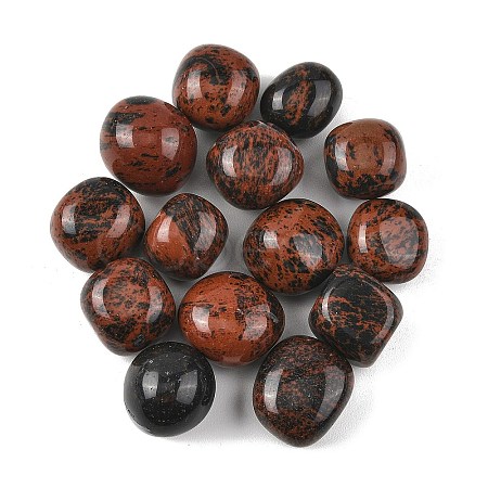 Natural Mahogany Obsidian Beads G-G348-01B-44-1