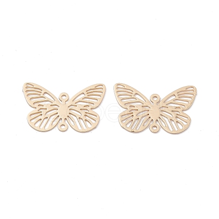 Brass Filigree Connector Charms KK-B064-03LG-1