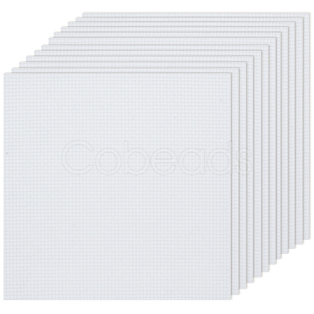 12Pcs 11CT Cross Stitch Fabric Sheets DIY-CY0002-77A-1