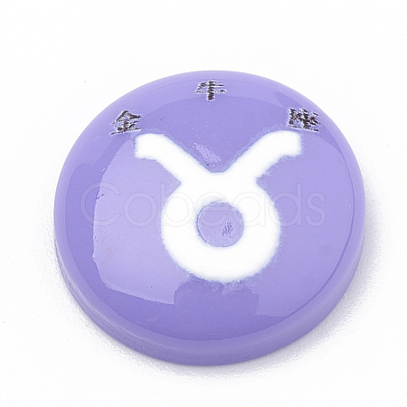 Constellation/Zodiac Sign Resin Cabochons CRES-N010-07D-1