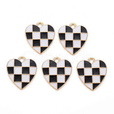 Alloy Enamel Pendants X-ENAM-S121-176D-RS-1
