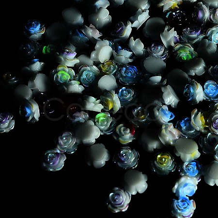 Luminous Opaque Resin Cabochons CRES-R458-11-1