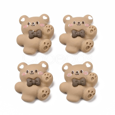 Opaque Resin Cabochons X-RESI-H142-B08-1