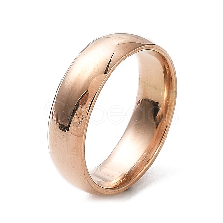 Ion Plating(IP) 304 Stainless Steel Flat Plain Band Rings STAS-I160-A-20mm-RG-1