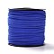 Eco-Friendly Faux Suede Cord, Faux Suede Lace, Blue, 3.0x1.4mm, about 98.42 yards(90m)/roll