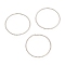 Non-Tarnish 304 Stainless Steel Open Jump Rings, Twist Rings, Stainless Steel Color, 20x1mm, Inner Diameter: 18mm