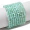 Natural Freshwater Shell Beads Strands, Dyed, Rondelle, Turquoise, 2x1mm, Hole: 0.5mm, about 231~235pcs/strand, 14.96''(38cm)