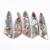 Natural Aqua Terra Jasper Pendants G-S366-009E-1