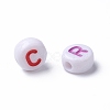 Opaque White Acrylic Beads MACR-N012-01-5