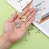 Plating Plastic Acrylic Round Beads PACR-L003-6mm-S-5