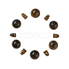 Natural Tiger Eye Buddhist Beads G-TA0001-02A-1