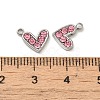 304 Stainless Steel Pendants STAS-L025-005P-03-3