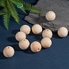 Unfinished Wood Beads X-WOOD-S651-30mm-LF-4