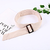 Tie a Knot Cloth Waist Belts with Buckle AJEW-WH20003-08B-3